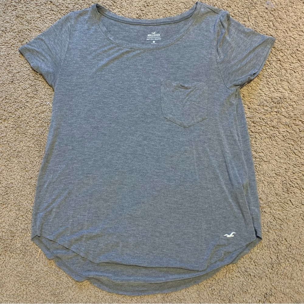 Gray Hollister loose fitting shirt